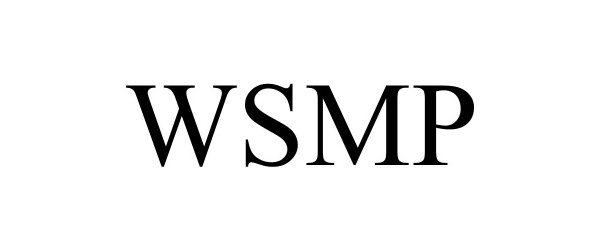 Trademark Logo WSMP