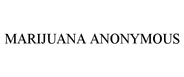 Trademark Logo MARIJUANA ANONYMOUS