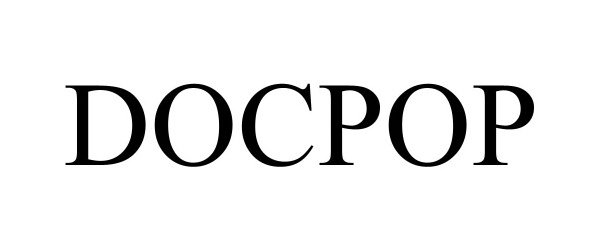 Trademark Logo DOCPOP