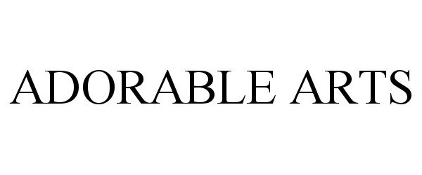 Trademark Logo ADORABLE ARTS