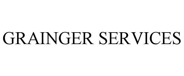 Trademark Logo GRAINGER SERVICES