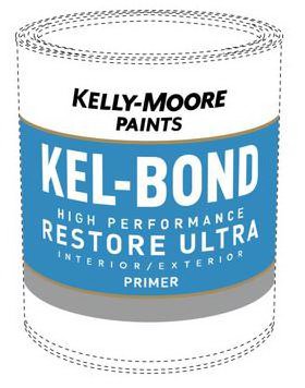  KELLY-MOORE PAINTS KEL-BOND HIGH PERFORMANCE RESTORE ULTRA INTERIOR EXTERIOR PRIMER