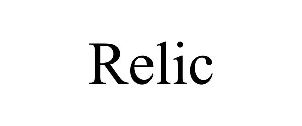 Trademark Logo RELIC