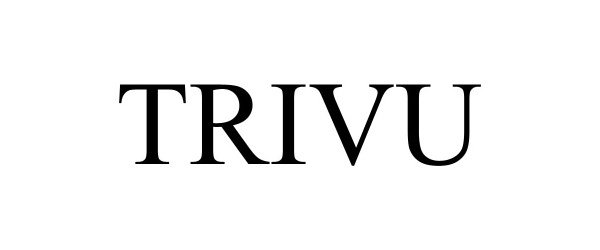 Trademark Logo TRIVU