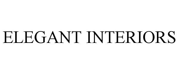 Trademark Logo ELEGANT INTERIORS
