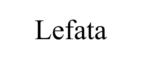 Trademark Logo LEFATA