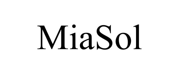 Trademark Logo MIASOL