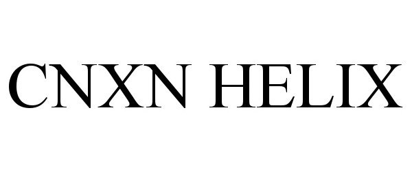 Trademark Logo CNXN HELIX