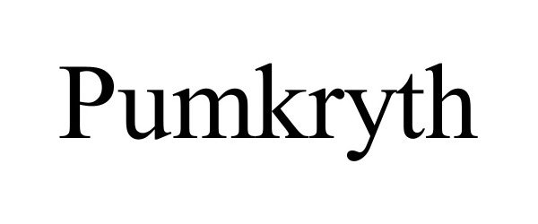 Trademark Logo PUMKRYTH