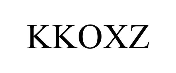 Trademark Logo KKOXZ