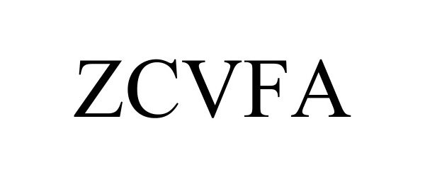 Trademark Logo ZCVFA