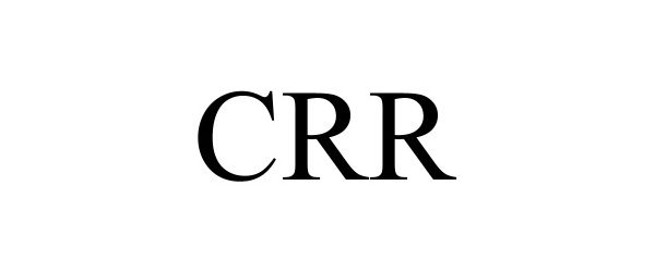 Trademark Logo CRR