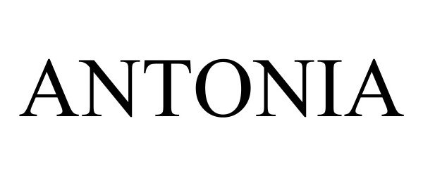 Trademark Logo ANTONIA