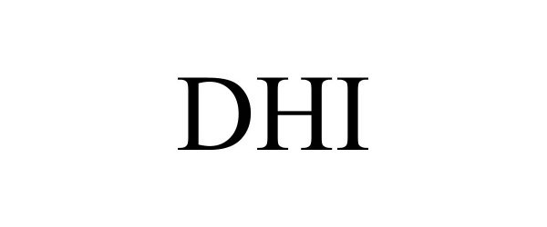 Trademark Logo DHI