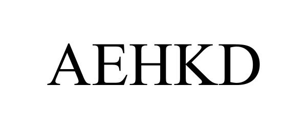 Trademark Logo AEHKD