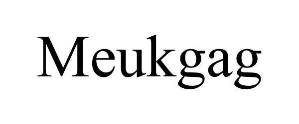 Trademark Logo MEUKGAG