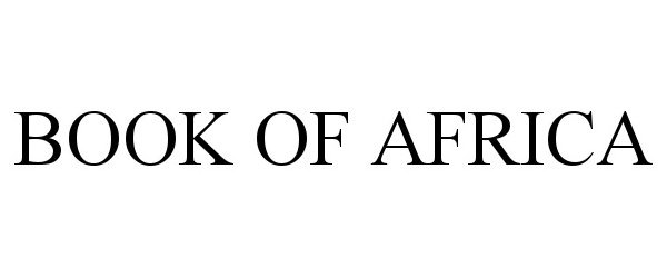  BOOK OF AFRICA