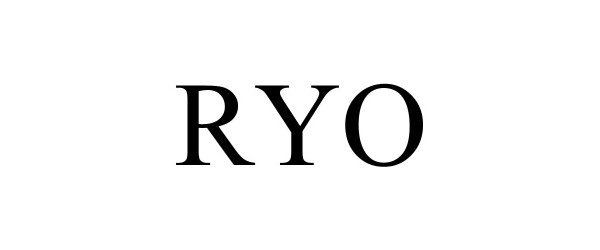 Trademark Logo RYO