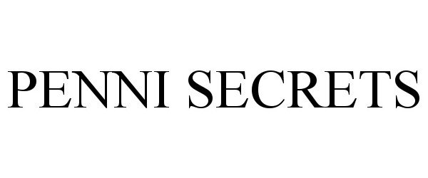 Trademark Logo PENNI SECRETS