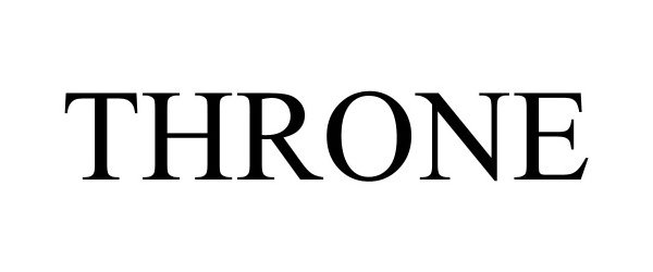 Trademark Logo THRONE