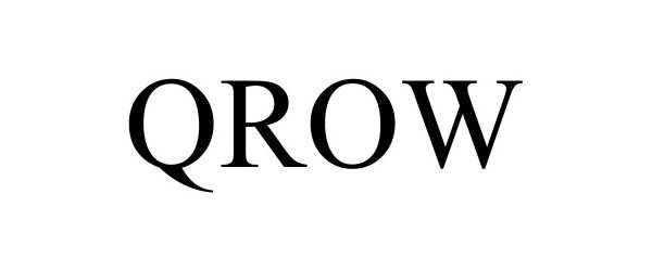 Trademark Logo QROW