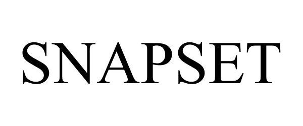Trademark Logo SNAPSET