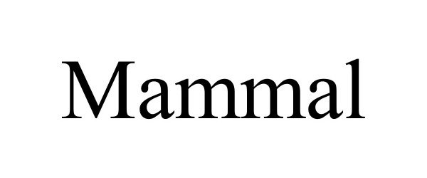Trademark Logo MAMMAL