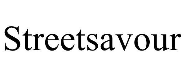 Trademark Logo STREETSAVOUR