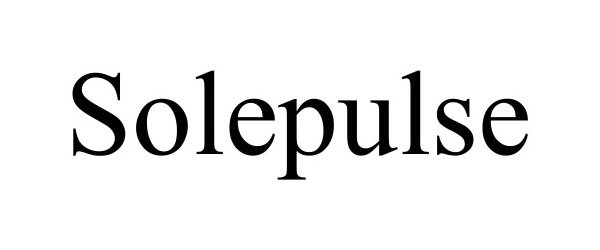 Trademark Logo SOLEPULSE
