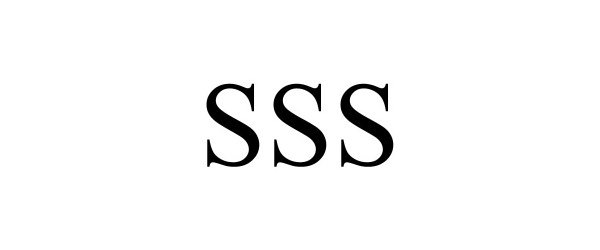 Trademark Logo SSS