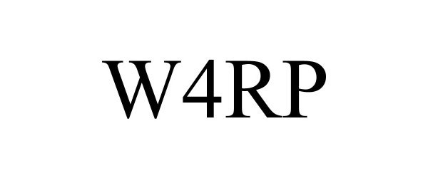 Trademark Logo W4RP
