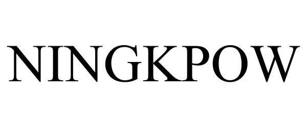  NINGKPOW