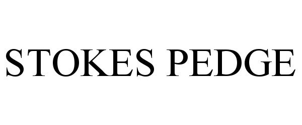  STOKES PEDGE