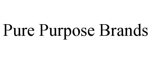  PURE PURPOSE BRANDS