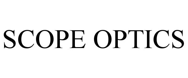  SCOPE OPTICS