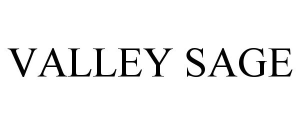 Trademark Logo VALLEY SAGE