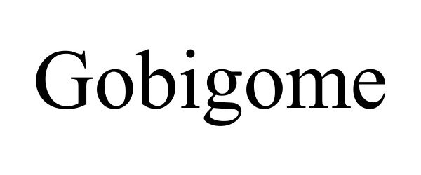 Trademark Logo GOBIGOME