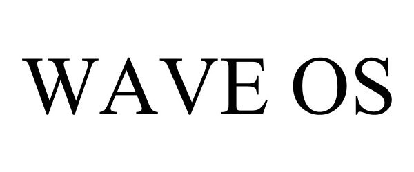 Trademark Logo WAVE OS