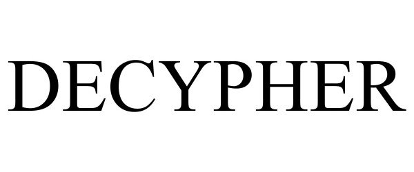 Trademark Logo DECYPHER