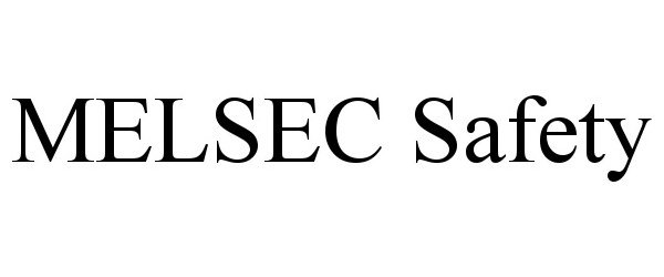 Trademark Logo MELSEC SAFETY