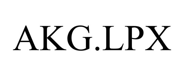 Trademark Logo AKG.LPX