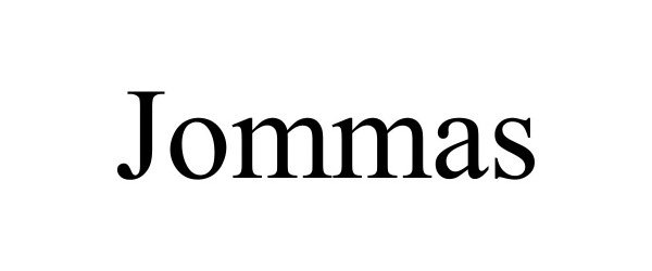 Trademark Logo JOMMAS