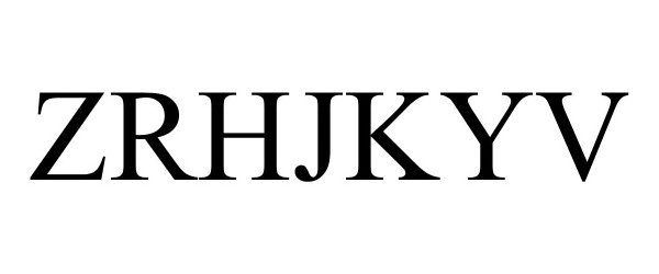  ZRHJKYV