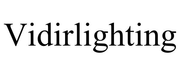 Trademark Logo VIDIRLIGHTING