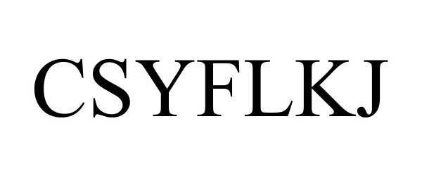 Trademark Logo CSYFLKJ