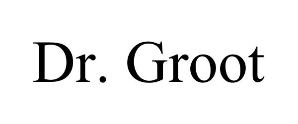 Trademark Logo DR. GROOT