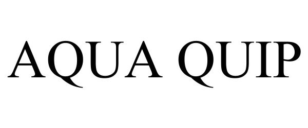 Trademark Logo AQUA QUIP