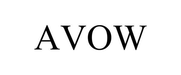 Trademark Logo AVOW