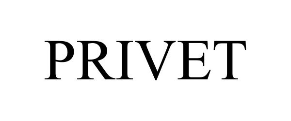 Trademark Logo PRIVET