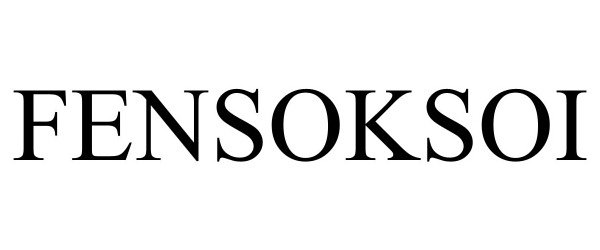  FENSOKSOI